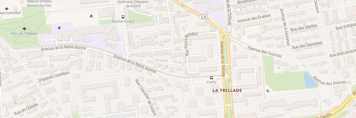 Plan du 27 Av Marc Sangnier à Avignon
