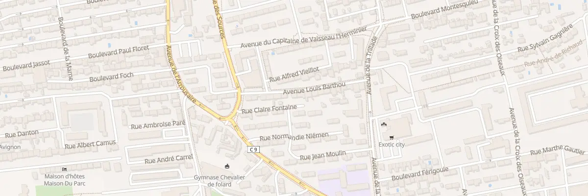 Plan du 13 Rue Claire Fontaine à Avignon