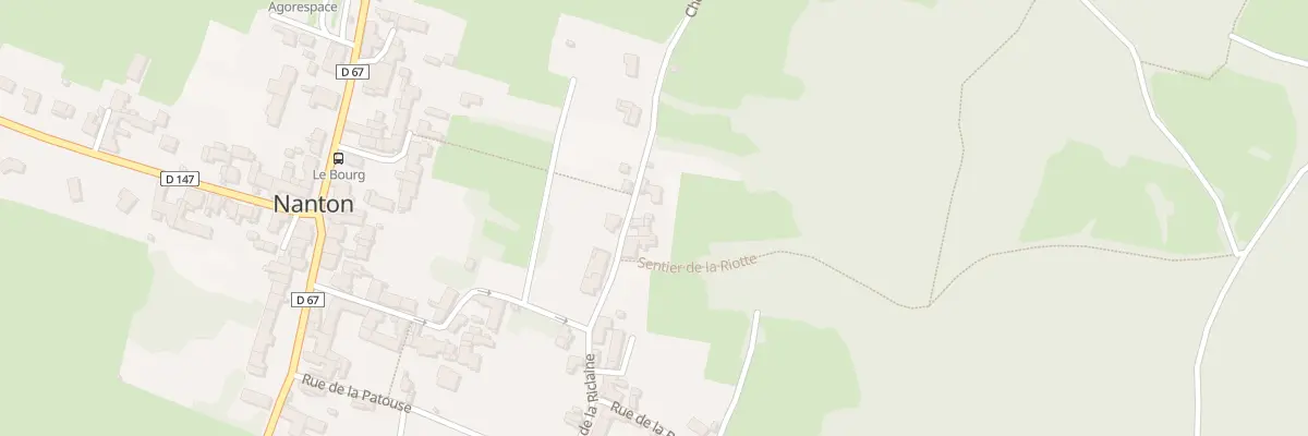Plan du 191A Rue de la Riclaine à Nanton