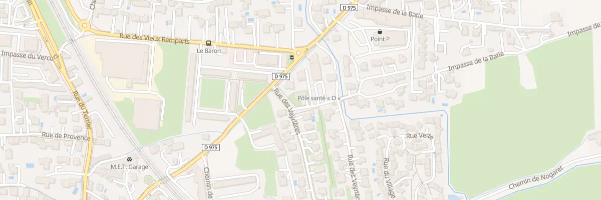 Plan du 25 Rue des Veyrières à Orange
