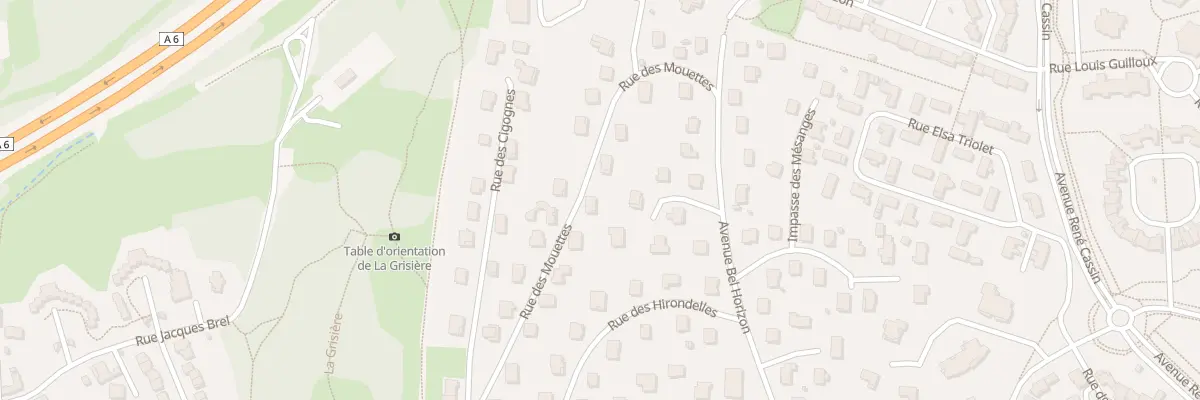 Plan du 9 Rue des Mouettes à Mâcon