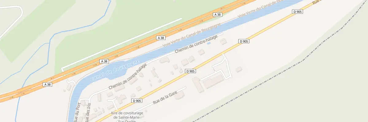 Plan du 1105 Rue de Bourgogne à Sainte-Marie-sur-Ouche