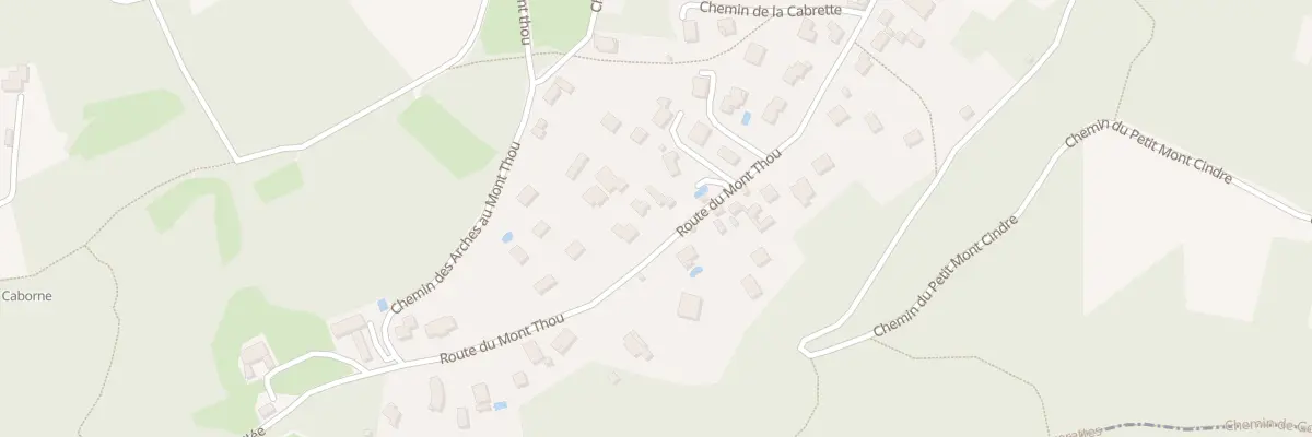 Plan du 9008 Rte du Mont Thou à Saint-Romain-au-Mont-d’Or