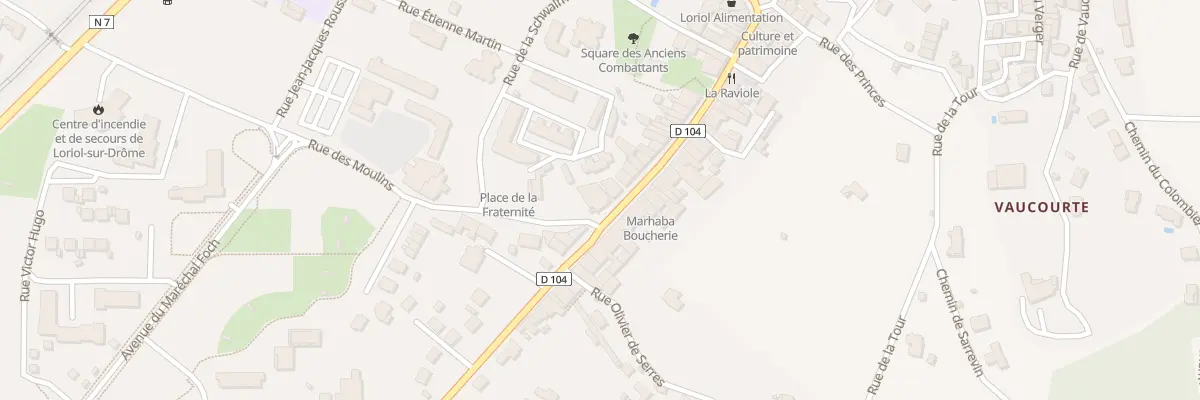 Plan du 138 Av de la Republique à Loriol-sur-Drôme