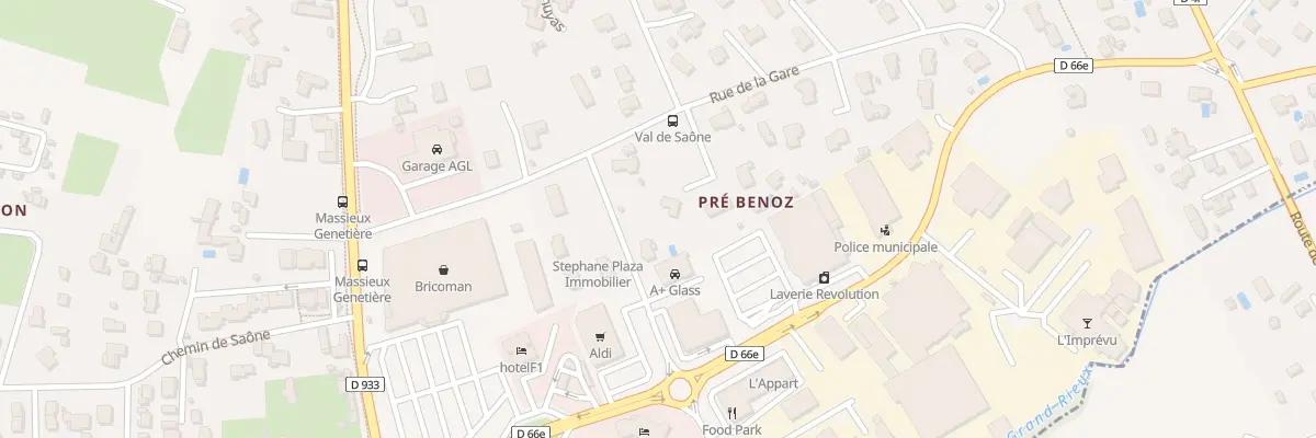 Plan du 56 All du Pré Bénoz à Massieux