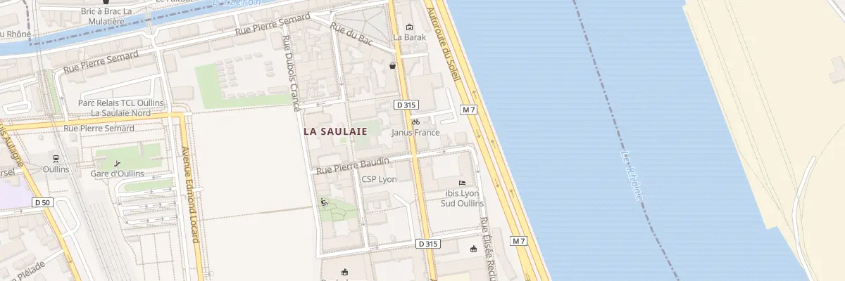 Plan du 27 Av Jean Jaurès à Oullins-Pierre-Bénite