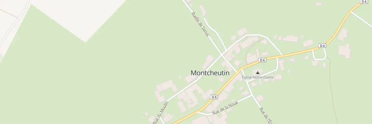 Plan du 14 Rue du Moulin à Montcheutin