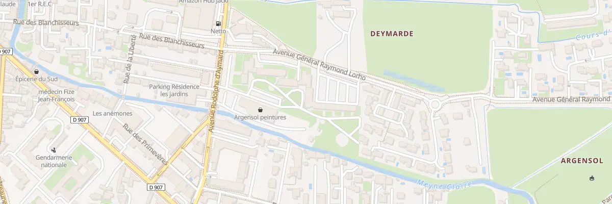 Plan du 9001 Res de l’Argensol à Orange