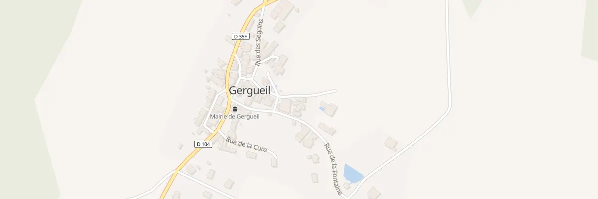 Plan du 5006 Le Village à Gergueil