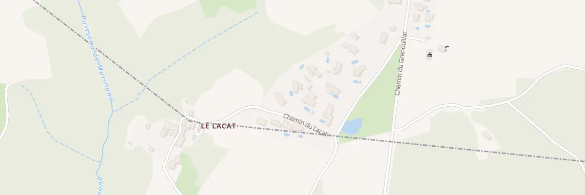 Plan du 288 Che du Lacat à Saint-Cyr-sur-le-Rhône