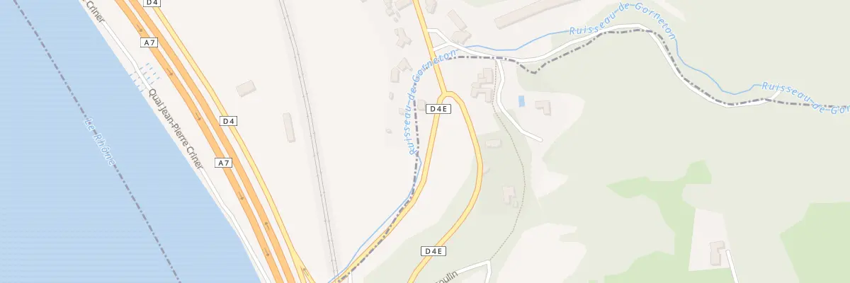 Plan du 22 Rte de Gorneton à Seyssuel