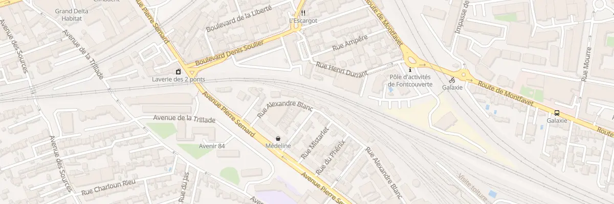 Plan du 15 Rue Alexandre Blanc à Avignon