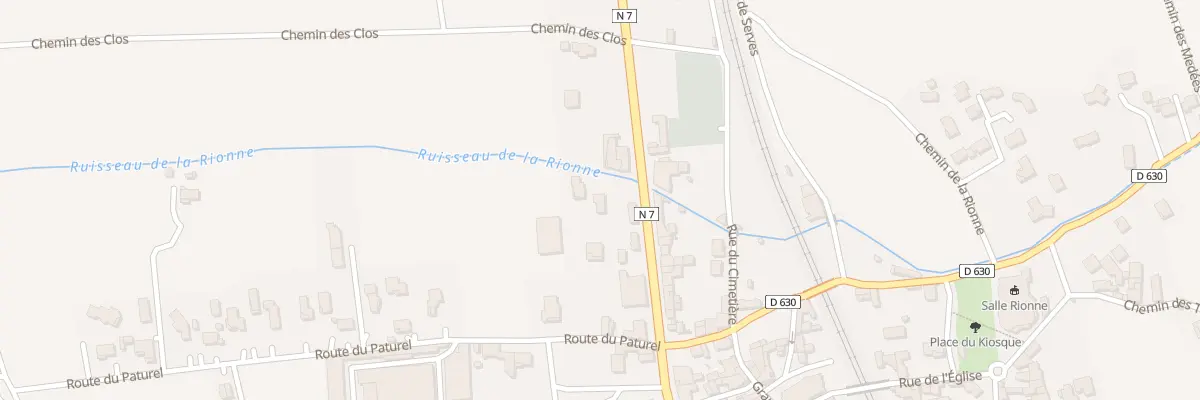 Plan du 50B Che du Paturel à Érôme