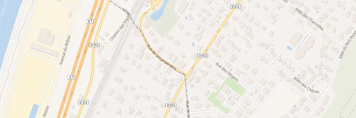 Plan du 27 Rue de Ternay à Sérézin-du-Rhône