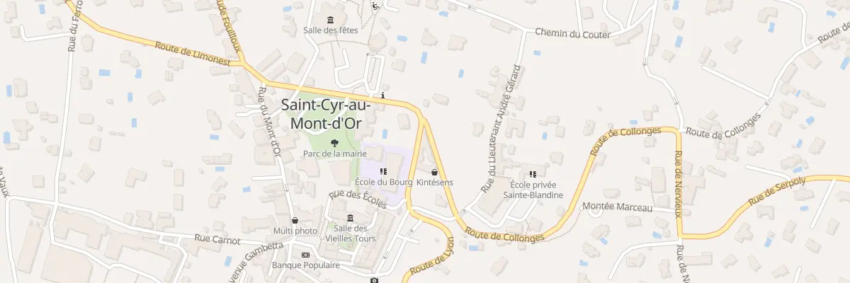 Plan du 4 Rue Louis Touchagues à Saint-Cyr-au-Mont-d’Or