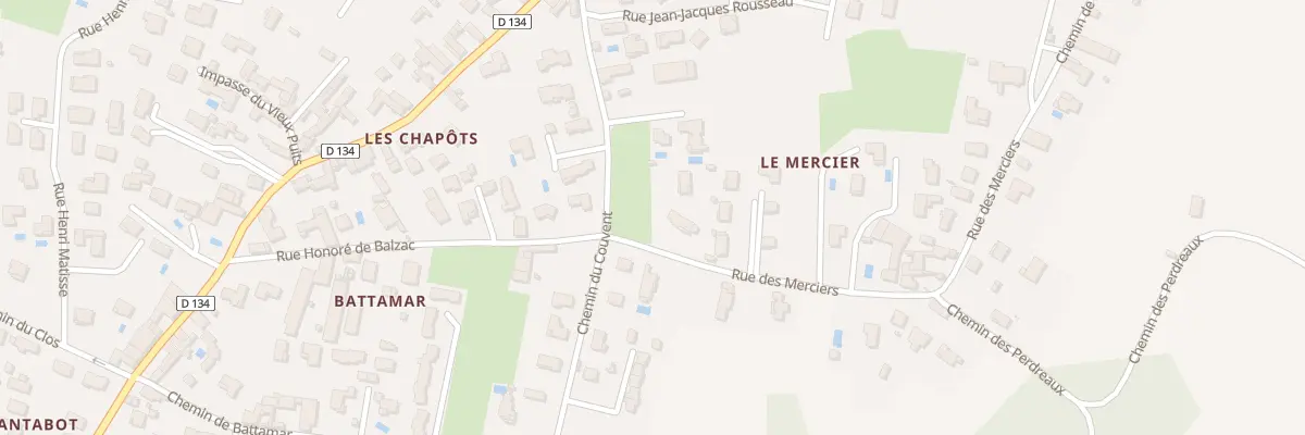 Plan du 3 Rue des Merciers à Roussillon