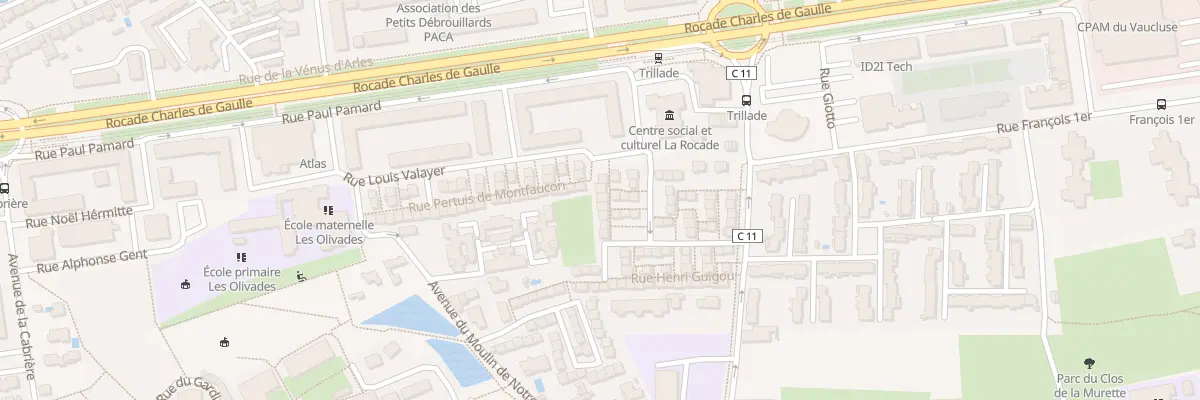 Plan du 6 Rue François Jullian à Avignon