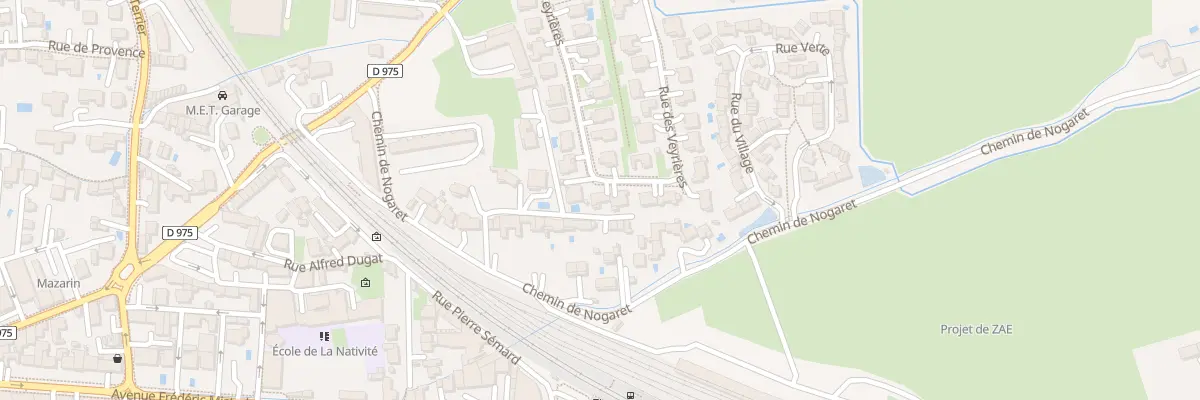 Plan du 14 Rue des Veyrières à Orange
