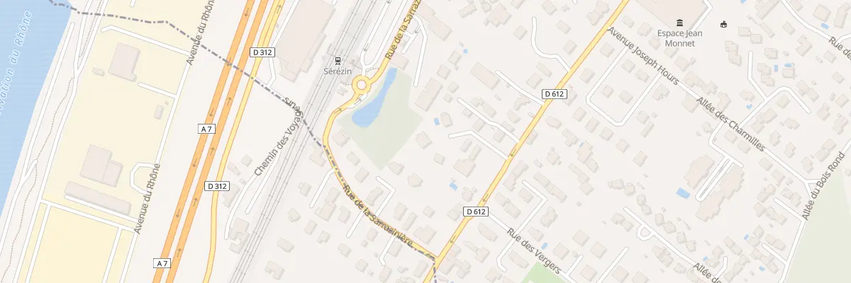 Plan du 28 Rue de Ternay à Sérézin-du-Rhône