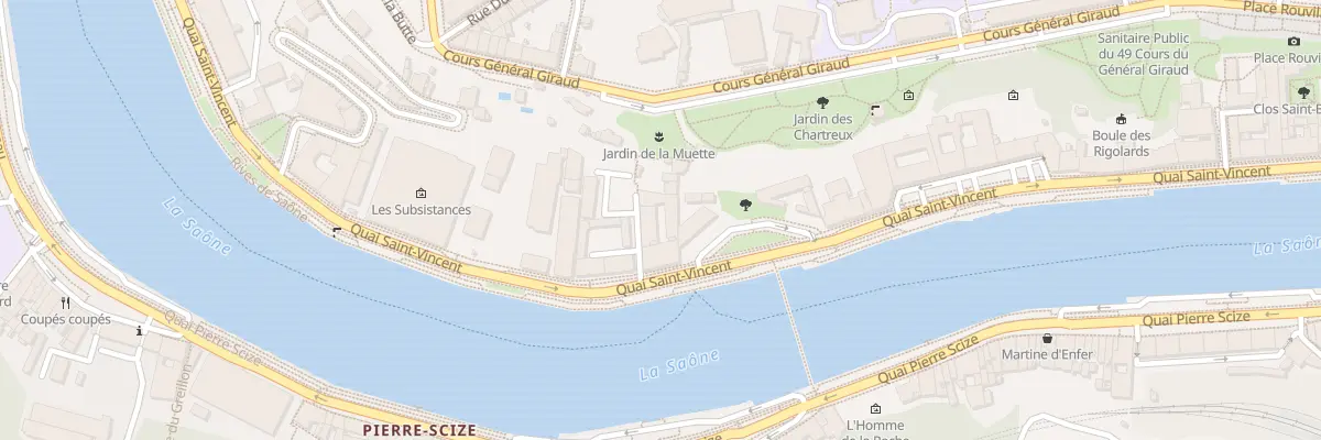 Plan du 4 Rue de la Muette à Lyon 1er Arrondissement