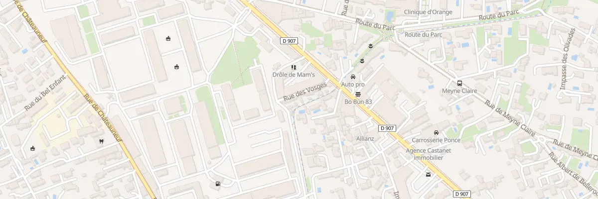 Plan du 61 Rue des Vosges à Orange