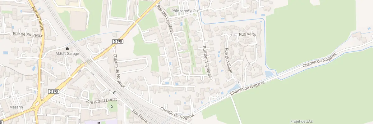 Plan du 33 Rue des Veyrières à Orange
