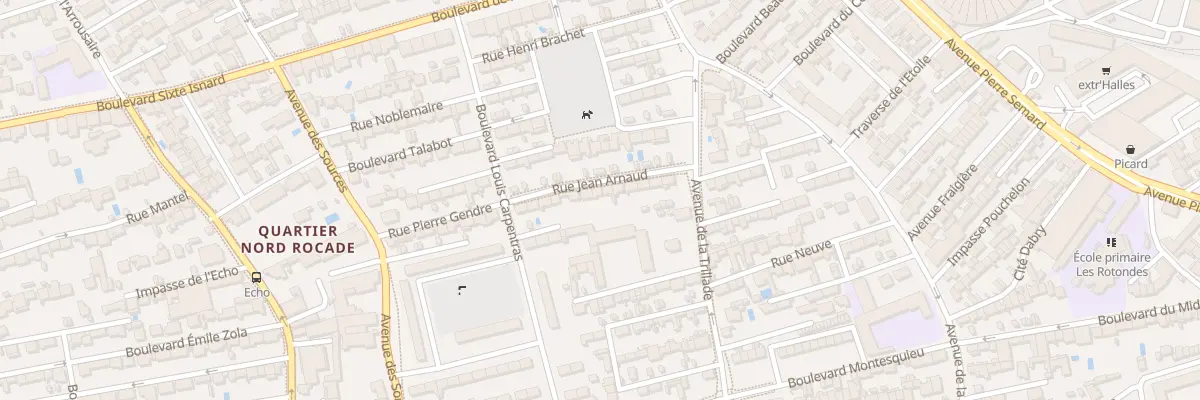 Plan du 13 Rue Jean Arnaud à Avignon