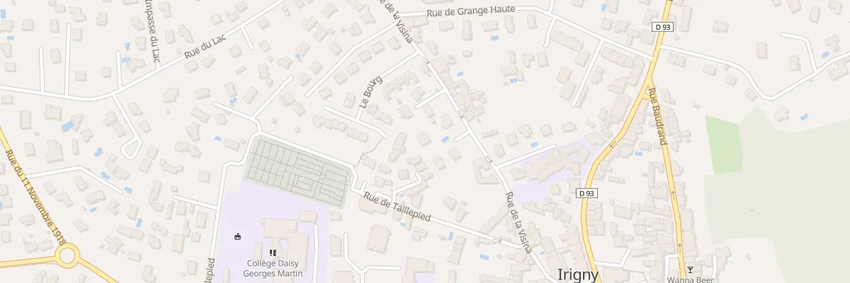 Plan du 23 Rue de la Visina à Irigny