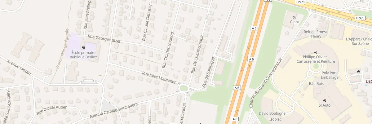 Plan du 24 Rue de Charréconduit à Châtenoy-le-Royal