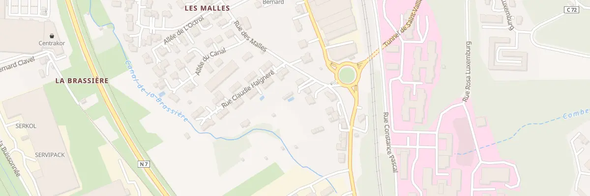 Plan du 108 Rue des Malles à Saint-Vallier