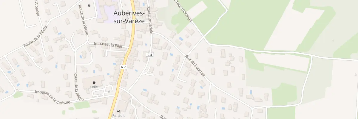 Plan du 24 Imp de la Paix à Auberives-sur-Varèze