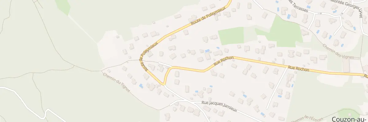 Plan du 68 Rue Rochon à Couzon-au-Mont-d’Or