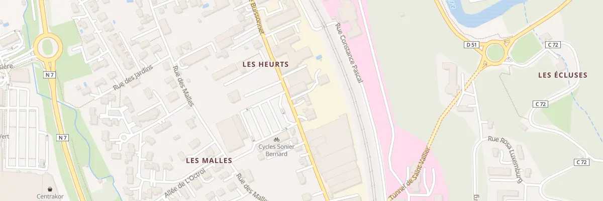 Plan du 17 Av Eugène Buissonnet à Saint-Vallier