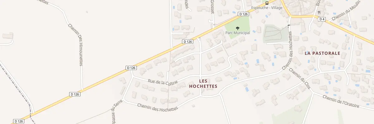 Plan du 8 Imp du Coulet à Espeluche