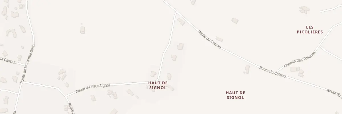 Plan du 157 Rte du Haut Signol à Cliousclat