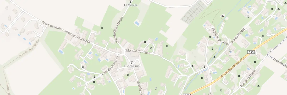 Plan du 240 Mte du Tilleul à Curis-au-Mont-d’Or