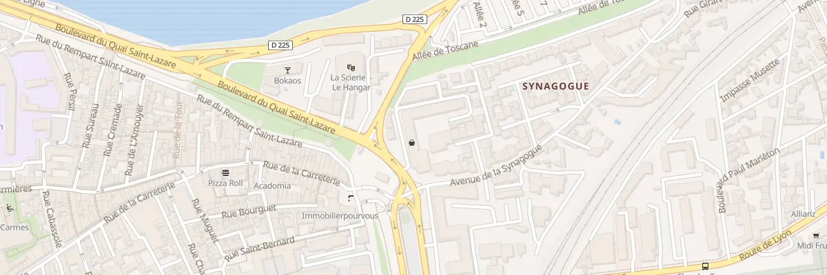 Plan du 3 Av de la Synagogue à Avignon