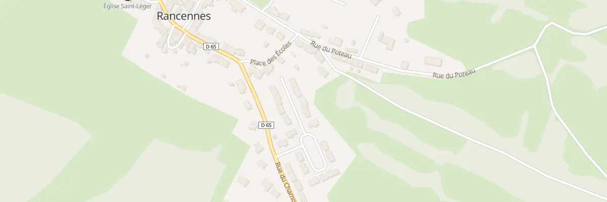 Plan du 3 Sq de la Dorenne à Rancennes