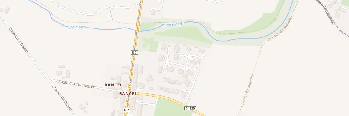 Plan du 13 Lot Les Mirabelles à Beausemblant