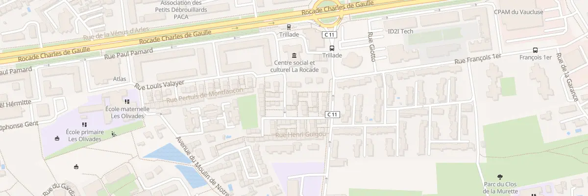 Plan du 10 Rue Cambis Lezan à Avignon