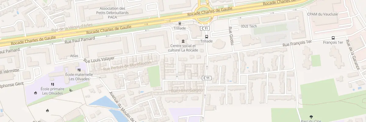 Plan du 4 Rue Cambis Lezan à Avignon