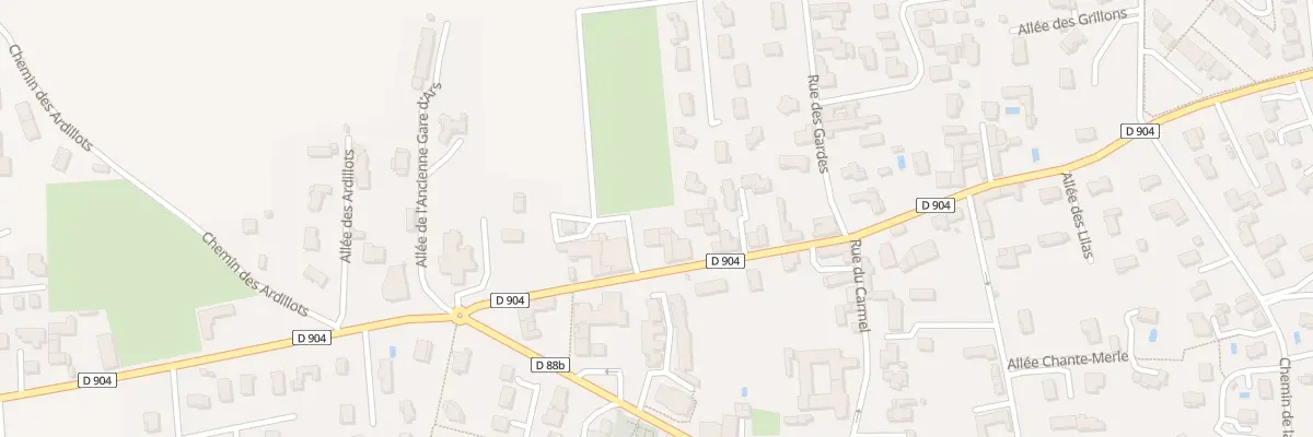 Plan du 813 Rte Départementale 904 à Ars-sur-Formans