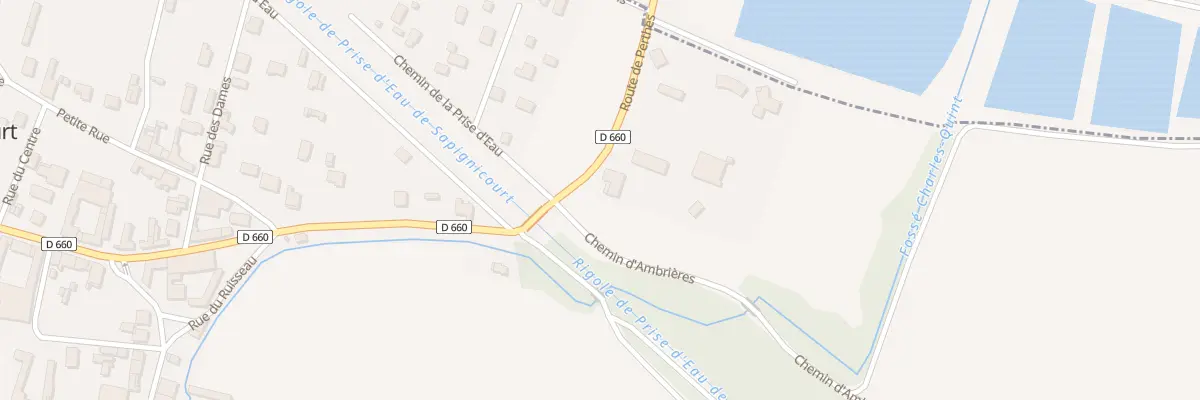 Plan du 7 Rte de Perthes à Sapignicourt