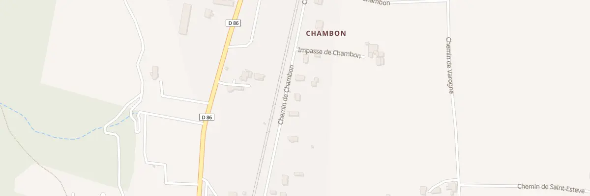 Plan du 9 Che de Chambon à Gilhoc-sur-Ormèze