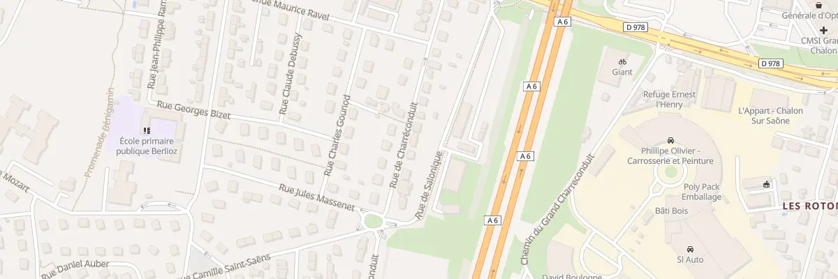 Plan du 21 Rue de Charréconduit à Châtenoy-le-Royal