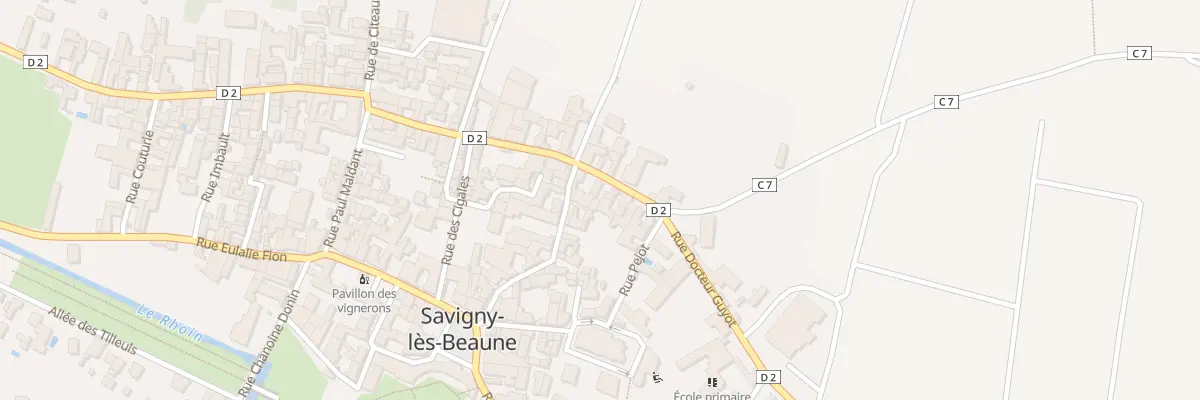 Plan du 22 Rue Chanson Maldant à Savigny-lès-Beaune