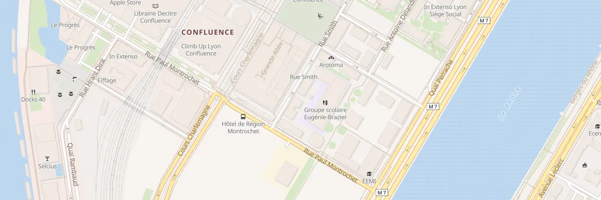 Plan du 15 Rue Paul Montrochet à Lyon 2e Arrondissement