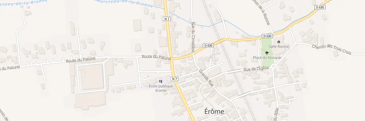 Plan du 5015 Rue de la Poste à Érôme