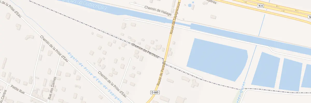 Plan du 2 Che du Perthois à Perthes