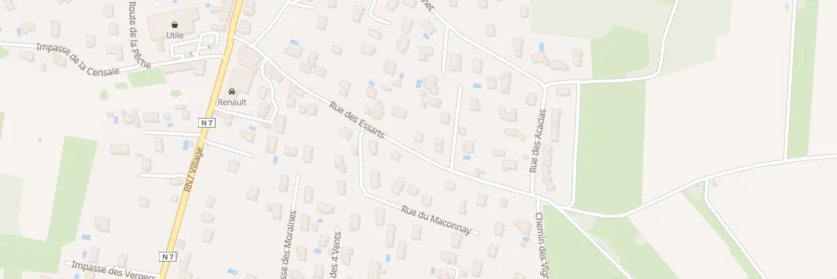 Plan du 263 Rue des Essarts à Auberives-sur-Varèze
